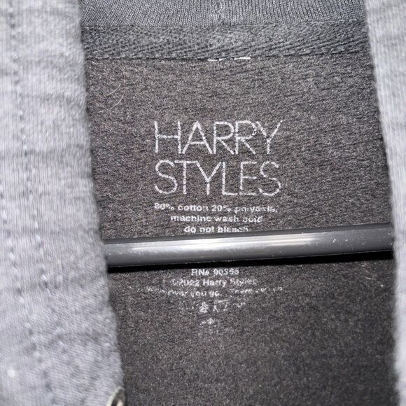 Harry Styles Floral Love On Your Hoodie Black Large - Picture 3 of 4